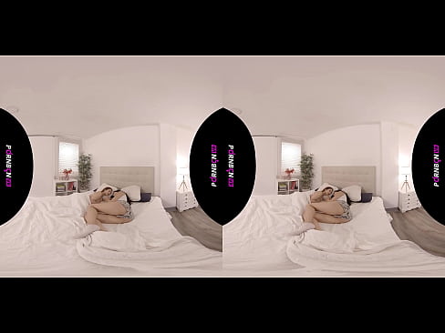❤️ PORNBCN VR दोन तरुण लेस्बियन 4K 180 3D व्हर्च्युअल रिअॅलिटीमध्ये खडबडीत जागे झाले जिनिव्हा बेलुची कॅटरिना मोरेनो ❤️❌ गुदद्वारासंबंधीचा अश्लील  ❌